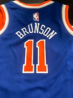 Brunson #11 Knicks NBA Jersey - Blue & Orange 18 Months